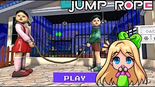 BRINCA Y BRINCA EN LA PRISION DEL CALAMAR!! 😱 JUMP ROPE PRISON RUN (Obby)