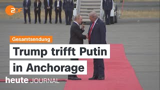heute journal vom 15.08.2025: Treffen Trump und Putin, UN-Plastikpakt gescheitert