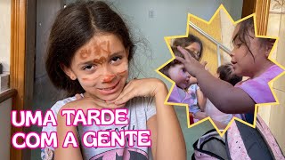 Minha irmã virou uma bebê Reborn e dei comida para minha boneca. MAYA LIMA e MAITÊ LIMA.