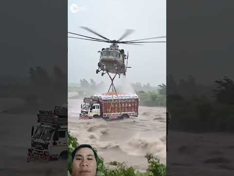 trực thăng cứu hộ đã tới nơi