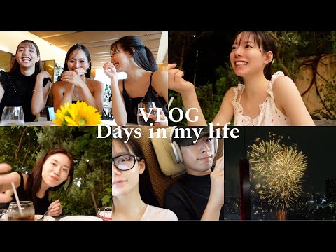 【日常vlog】大好きな友達とたくさん会えた👭💖ランチしたり夜カフェしたり最高