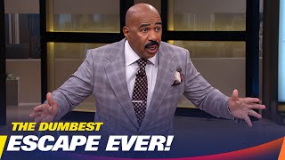 Break Out of Jail Just to Rob a Dollar Store?! | Steve Harvey