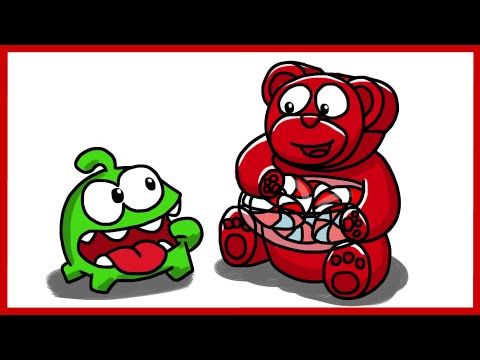 ЧТО НАРИСОВАТЬ #5. Ам Ням и Желейный медведь Валера с канала Познаватель.