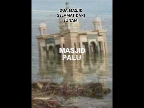 tanda kebesaran Allah SWT. masjid selamat dari bencana #islam #islamic #seo #edit #masyaallah