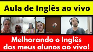 SUPER  AULA  DE  INGLÊS  (ao vivo) | Turma de Agosto