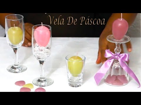 VELA EM FORMA DE OVO DE PÁSCOA. TBT