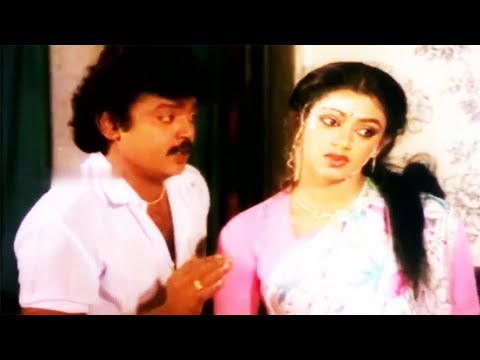 உன்ன விட்டா இந்த வேலைக்கு வேற ஆம்பளை இங்க இல்லையா| Ponmana Selvan Movie Scene | Vijayakanth |Shobana