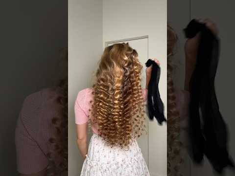 Yes or No? 😋♥️ #hairstyle #hairtok #hairhack #hairtutorial #hair #easyhairstyle #beautifulcurls
