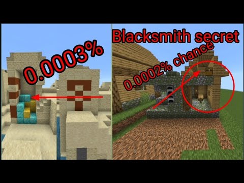 Rarest secret rooms in Minecraft 😱