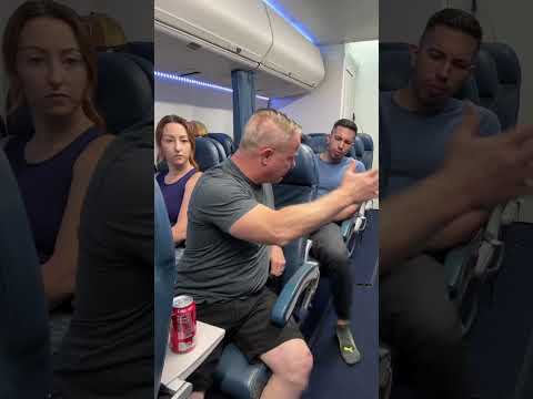 Airlines should charge people that act like this more! #viral #travel #tude #shortvideos