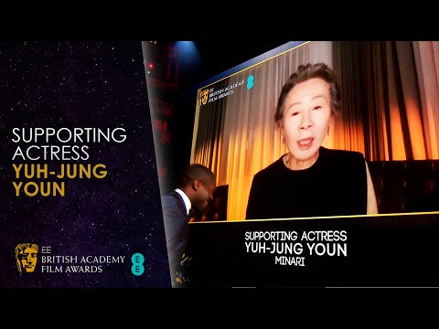 Yuh-Jung Youn's Wonderful Speech for Winning Supporting Actress for Minari | EE BAFTA Film 2021