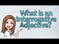Understanding Interrogative Adjectives