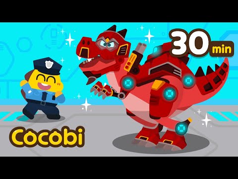 ¡La Superhéroe Tobot T-rex se Acerca!🦖🌟 | Canciones Infantiles | Kids Songs | Cocobi