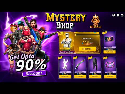 Mystery Shop Free Fire🥳🤯| Claim Free Jersey,Next Discount Event | Free Fire New Event | Ff New Event