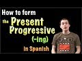 Forming the Present Progressive in Spanish