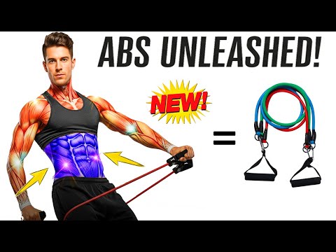 Flat Stomach Fast : Best Resistance Band Abs Home Workout !
