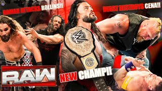 Roman reigns NEW WORLD HEAVYWEIGHT CHAMPION? The Beast DESTROYS Cena! Wwe Raw Highlights 2025