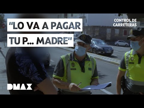 Agresivo y recién salido de la cárcel | Control de carreteras