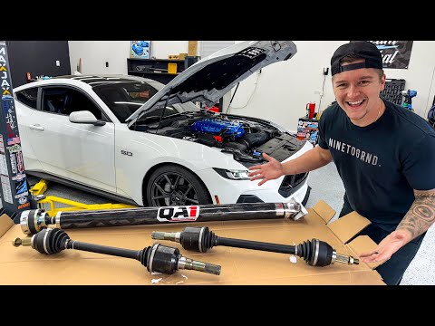 Installing a $5,000 Drivetrain on Whipple 2024 Mustang for LOW 9s!!