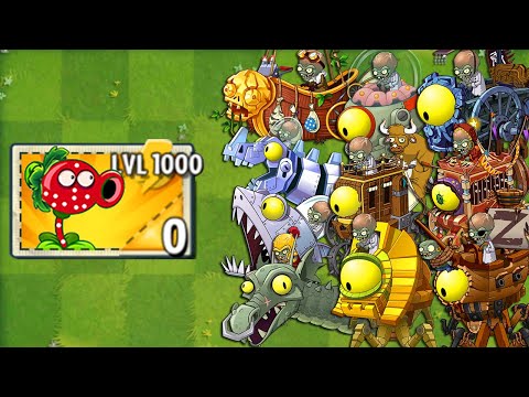 PvZ 2 Every Random Plants LEVEL 1000 Power-Up vs PvZ 2 Final Boss Fight! - PvZ 2 Mod