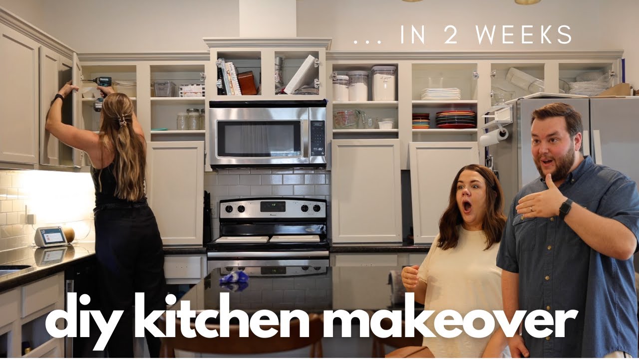 DIY Kitchen Makeover In Less Than Two Weeks // Kitchen Makeover On A Budget