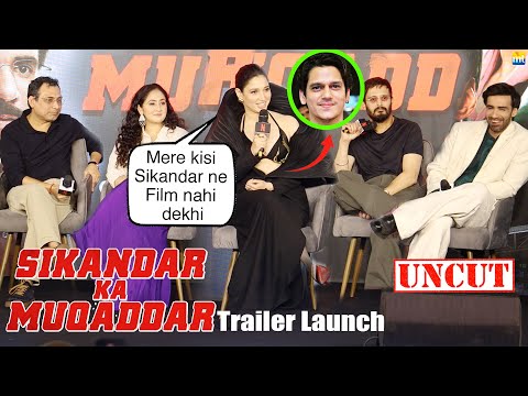 Tamannaah Bhatia talks about Sikandar of her life (Vijay Varma) Sikandar ka Muqaddar Trailer event