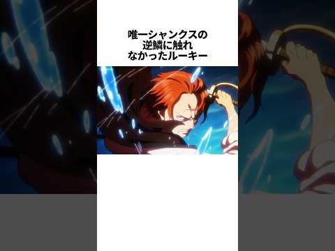 シャンクスの逆鱗に触れなかったルーキー#ワンピース #雑学