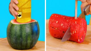 Quick Ways to Peel & Cut Fruits and Veggies Like a Pro! 🍏🔪