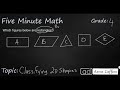 Classifying 2D Shapes: Angles and Lines