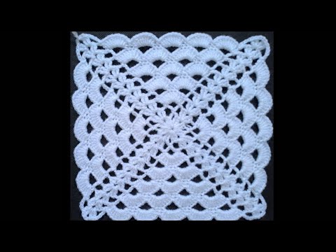 Carpeta a  Ganchillo para Mantel, Cojín, Colcha/Aula de Crochê/Easy Crochet Pattern/Uncinetto/Tejer