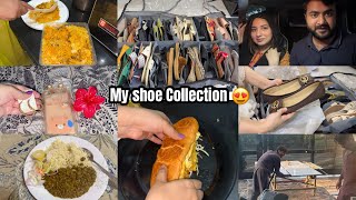 My Shoe Collection 😍❤️ Sachay banday sub ko buray lgty hain 😕 Made Shami burger 🍔 