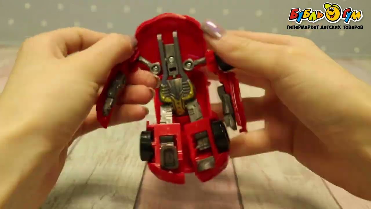 Робот-трансформер Deformation красный в ассортименте - видео Робот-трансформер Deformation красный в ассортименте - видео