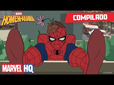 Os Momentos Mais Engraçados do Homem-Aranha | Compilado