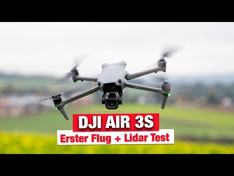 DJI AIR 3S Drohne - Erster Flug & Lidar Test im Dunkeln  / TEIL 2