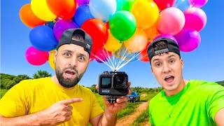 Am legat BALOANE CU HELIU de un GoPro… și a urmat asta.. 😳
