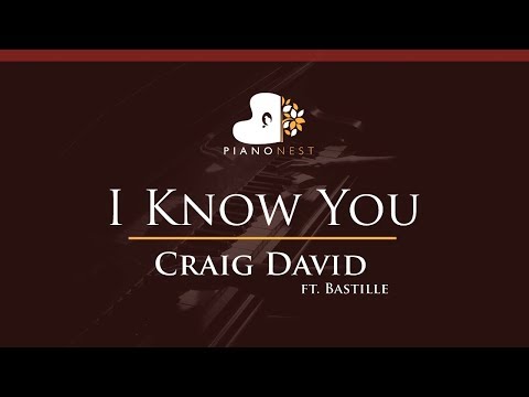 Craig David – I Know You ft. Bastille – HIGHER Key (Piano Karaoke / Sing Along)