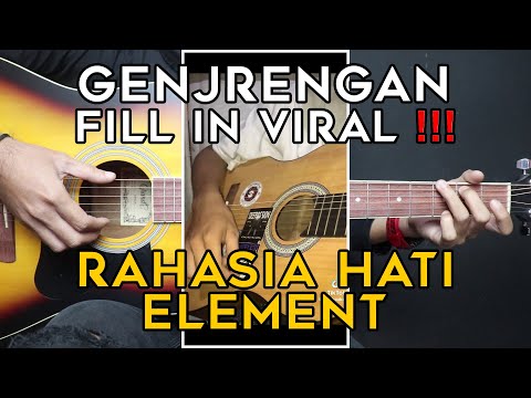 (TUTORIAL GITAR) RAHASIA HATI - ELEMENT | VERSI ASLI GAMPANG