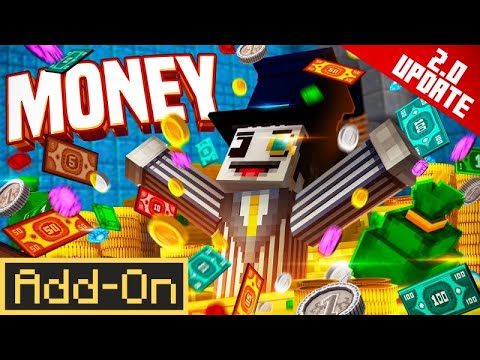 MONEY ECONOMY 2.0 ADDON For Minecraft Bedrock Survival Worlds & Realm updated review