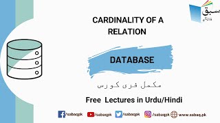 Cardinality and Modality of a Relation