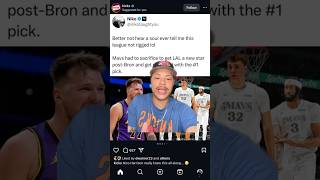 The NBA Draft is RIGGED⁉️ #waveyreacts #basketball #nba #nbadraft #dallasmavs