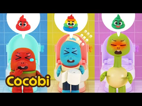 Rainbow Poop? I Can't Poo!🚽 + More FUN Videos for Kids | Cocobi