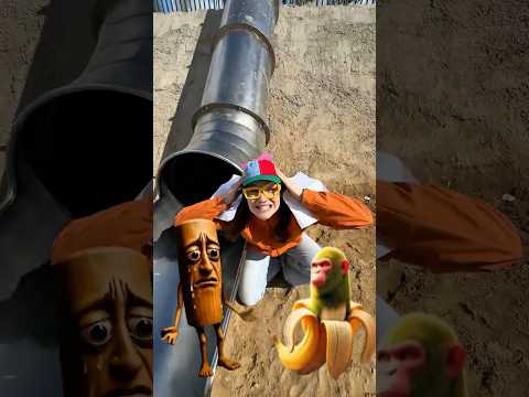 MAD Tung SAHUR and shimpanzini BANANINI/ Slide eater ate all BRAINROT animals