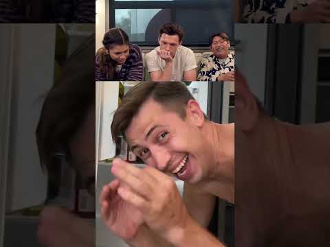 Tom Holland Laughs To Viral Funny Videos Part 11