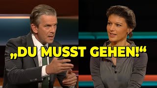 Sahra Wagenknecht nach hitzigem Streit aus Markus Lanz Show geworfen