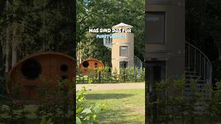 Was sind das für Minitürme? 😮 #TinyHouse#KurzurlaubDeutschland#GeheimtippDeutschland