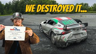 Breaking my Rally Supra…