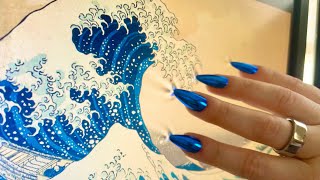 lofi tracing, textured scratching, and camera tapping ASMR for relaxation