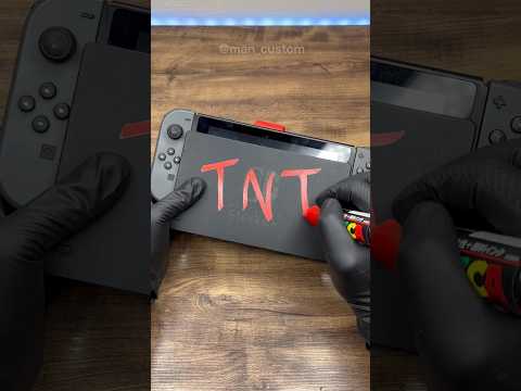 Custom Nintendo Switch Dock For TNT #minecraft