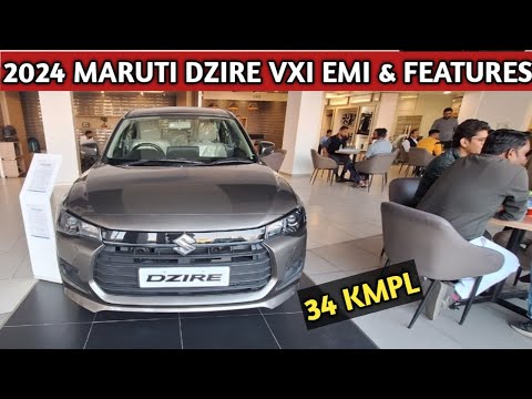 2024 New Maruti Dzire VXI EMI Details | Maruti Dzire Features & On road Price