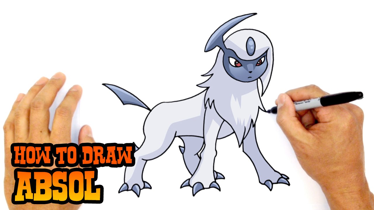 How to Draw Absol - Pokemon